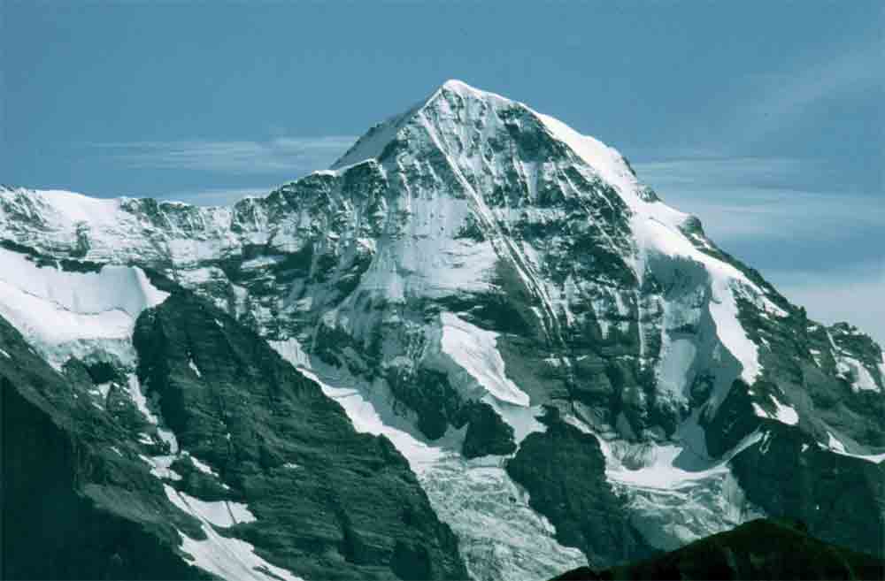 90 - Suiza - mirador de Schynige Platte, Monch 4099m.